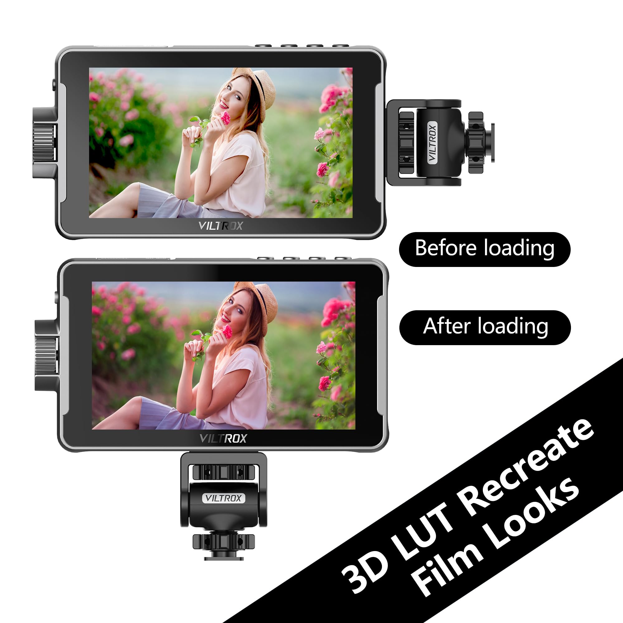 Amazon.com : VILTROX 5.5 Inch 1200nits 4K 10bit HDMI Field Monitor