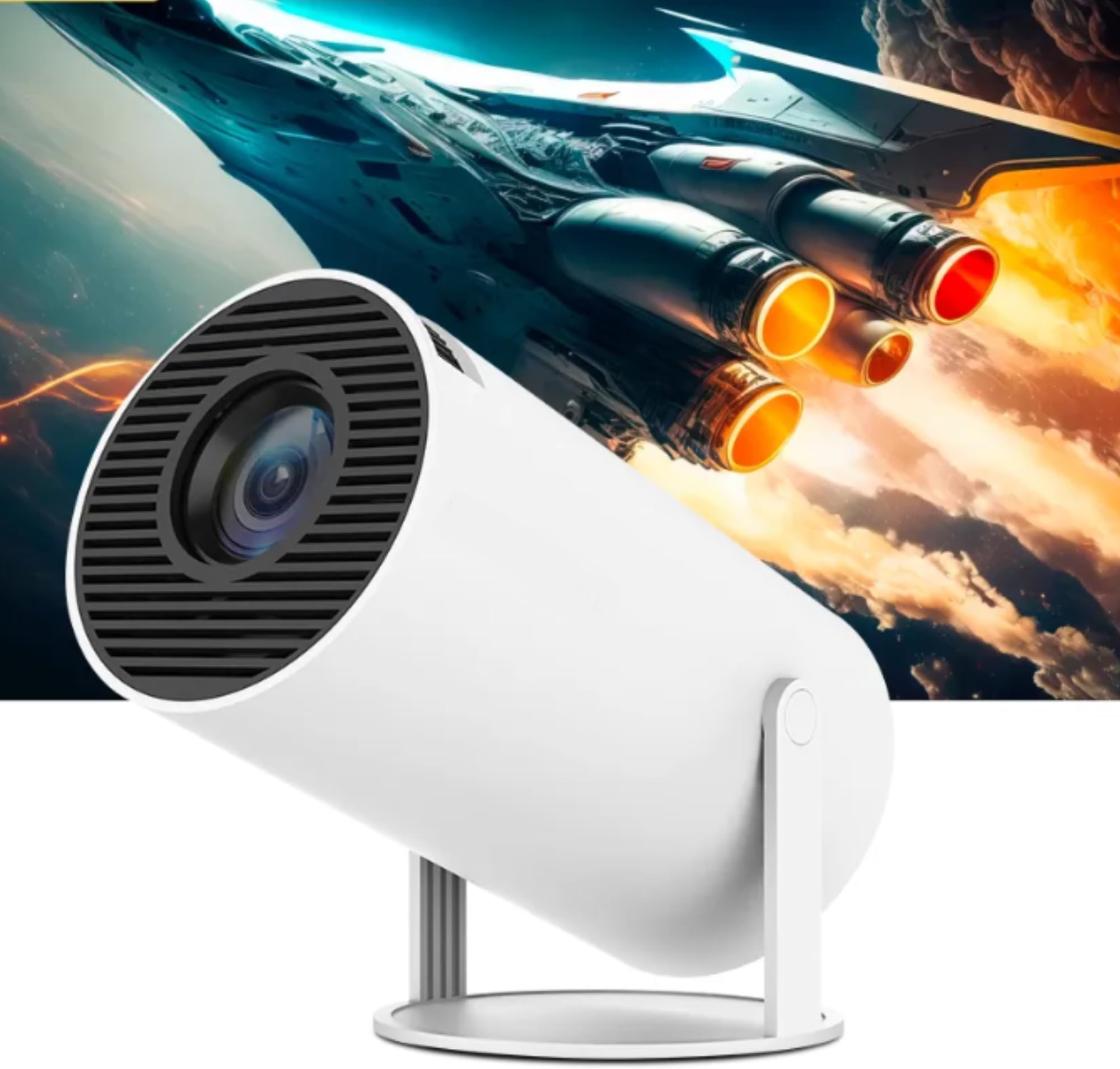 VOPLLS - Mini proyector, proyector de video compatible con Full HD