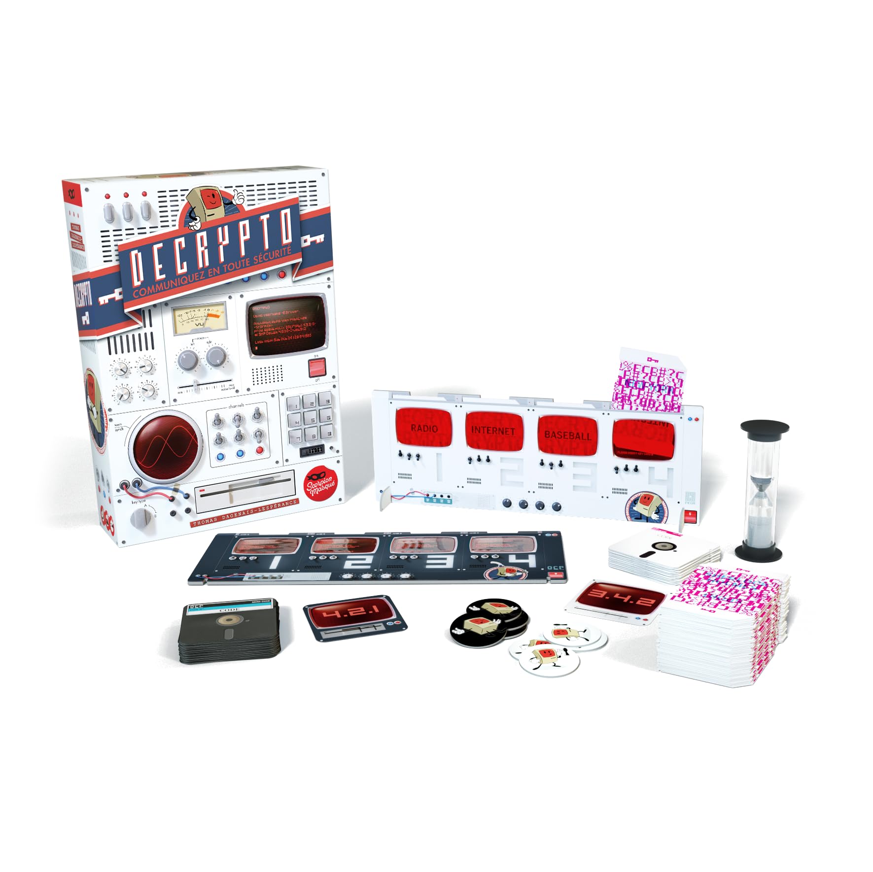 Decrypto Asmodee - Gioco Da Tavolo Di Comunicazione E Indizi Per 3-8 Giocatori, Dai 12 Anni In Su, Edizione Francese