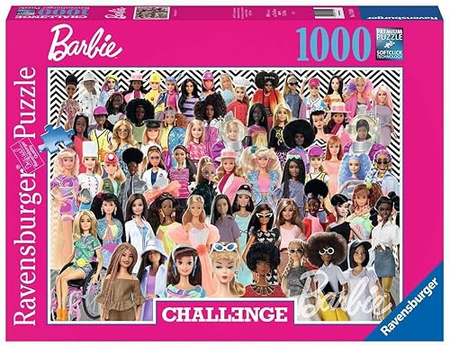 Ravensburger Barbie - Rompecabezas para adultos y niños a partir de 12 años, edición desafío de 1000 piezas