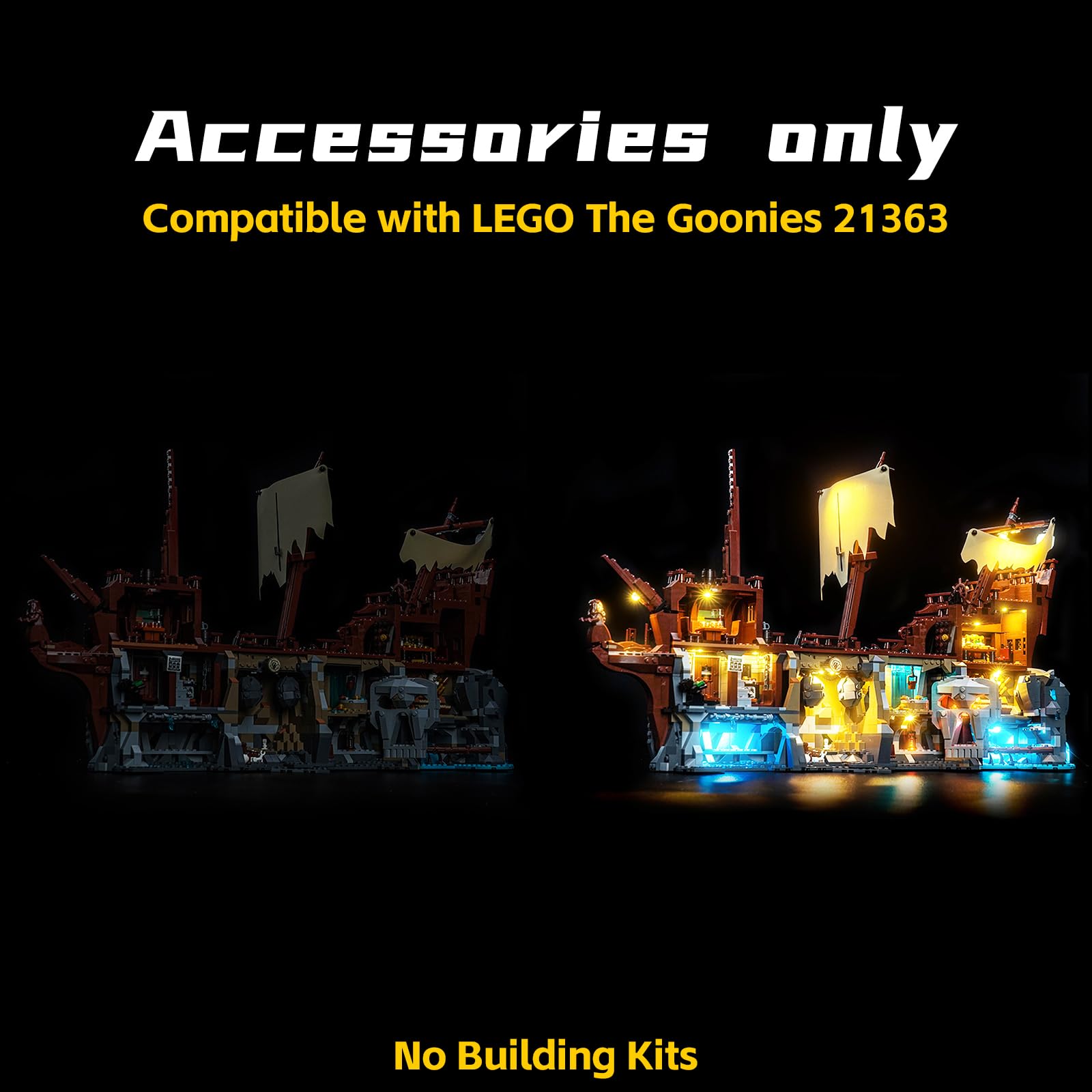 Remote Control Led Light Set Compatible with Lego The Goonies 21363 (No Model) - Image 3