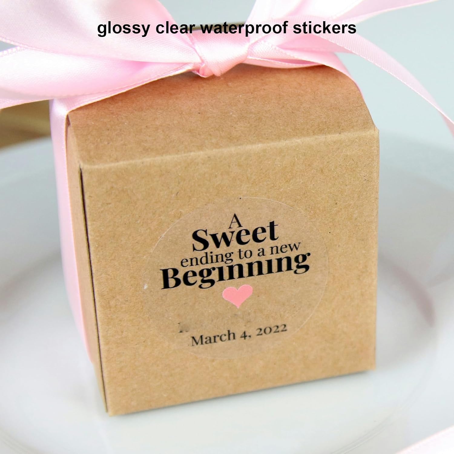 Custom Transparent Clear Stickers for Candle Jar, Waterproof, 30-300 pcs, 1.5-5 in Custom Labels for Business Logo, Upload Your Design (5 in)