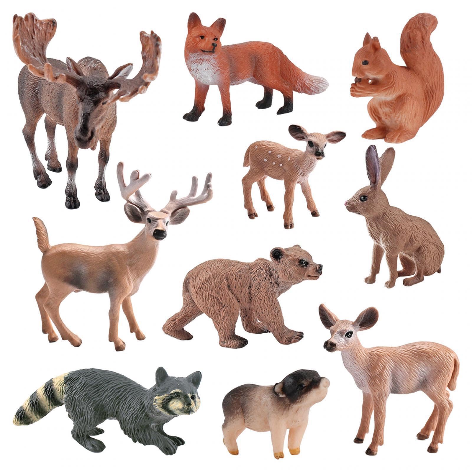 QUILSTM Animal Figurines Outstanding Decor Enhancements Animal Lovers Display Experiences These Figures Can Be Used To Add To Any Setting. Animals Model