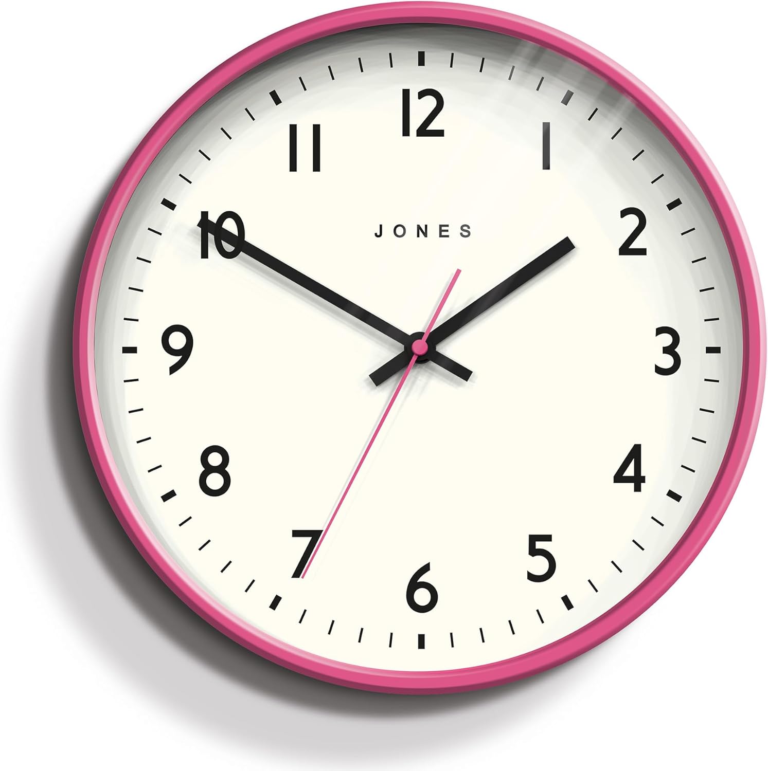 Jones Clocks® Studio Round Wall Clock Round Clock Modern Clock