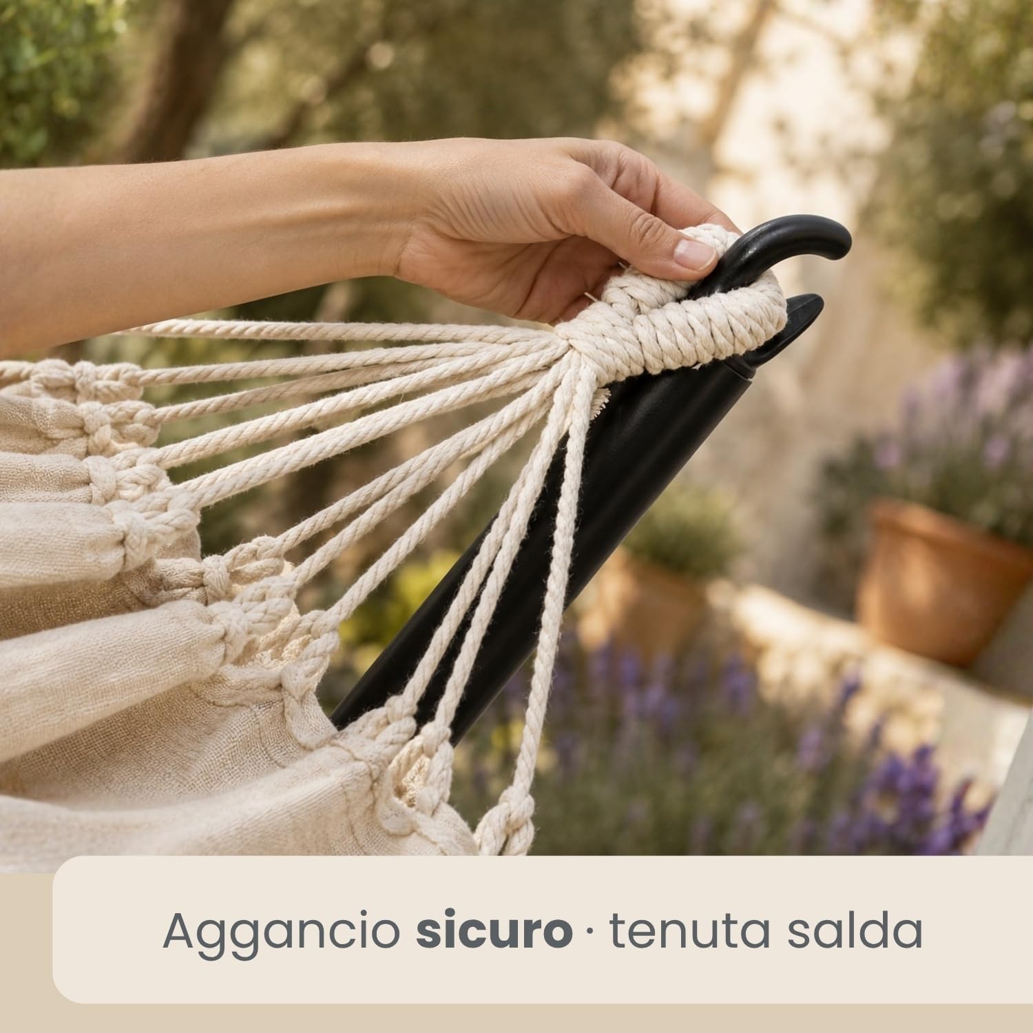 AMANKA 310x100 Supporto per Amaca Fino a 120 kg - Struttura per Amaca Sospesa - Base Amaca per 2 Persone - Dondolo Amaca da Giardino - Porta Amaca Senza Amaca Sostegno per Amaca Struttura Porta Amaca