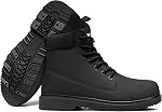 LARNMERN Bottes de travail doux orteil Hommes imperméables non glissant randonnée tactique moto Chukka Boot 6 Chaussure confortable en cuir de pouce