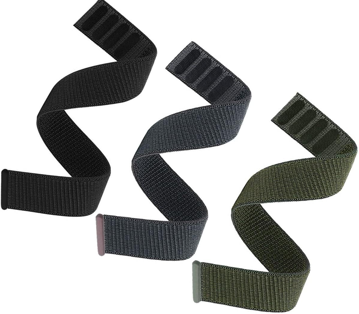 Fenix 7S / Fenix 6S / Fenix 5S / Instinct 2S Watch Bands, 20mm Hook & Loop Quick Dry Nylon Sport Wristband Replacement Strap for Garmin 6S Pro/6S Sapphire,Descent Mk2S,Fenix 5S Plus