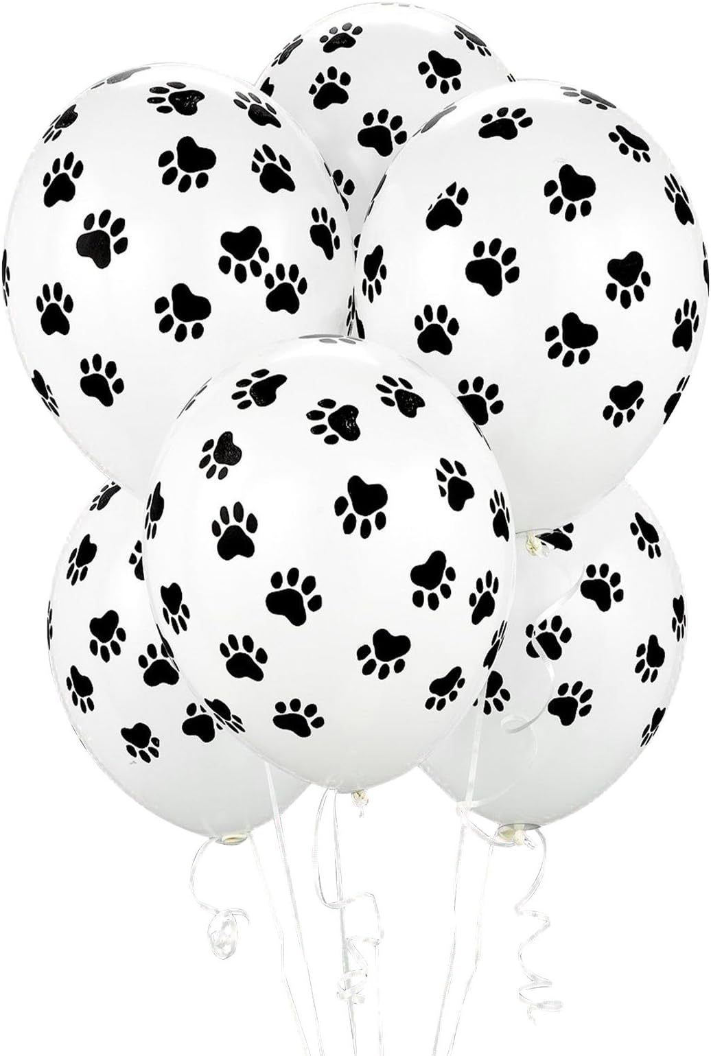 BirthdayExpress Paw Print Balloons (6 Count) Child