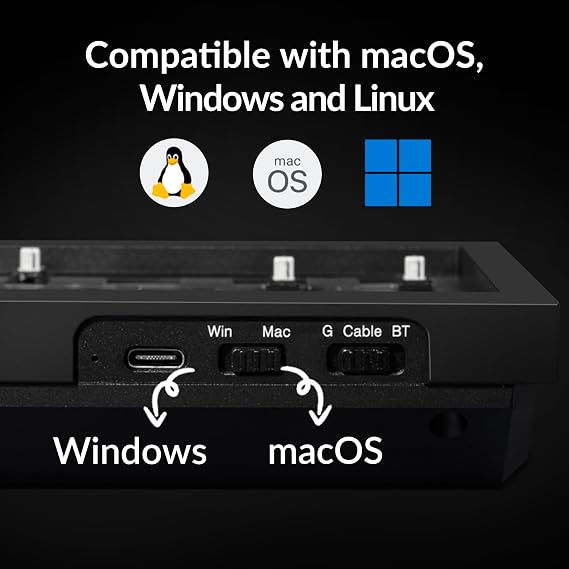 Keychron Q2 Max 65% Compact Custom Mechanical Gaming Keyboard Kit, 2.4 GHz/Bluetooth 5.1/Wired with QMK/VIA Programmable Knob, RGB Aluminum Barebones Keyboard for Mac Windows Linux - Black