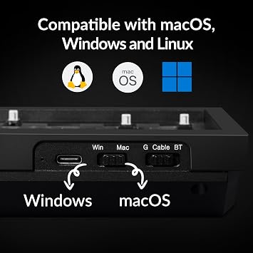 Keychron Q2 Max 65% Compact Custom Mechanical Gaming Keyboard Kit, 2.4 GHz/Bluetooth 5.1/Wired with QMK/VIA Programmable Knob, RGB Aluminum Barebones Keyboard for Mac Windows Linux - Black