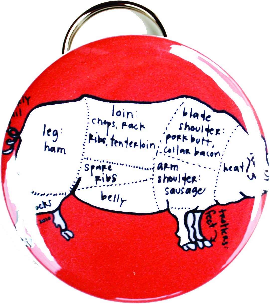 Girls Can Tell KB032 Pig Keychain Bottle Opener Home