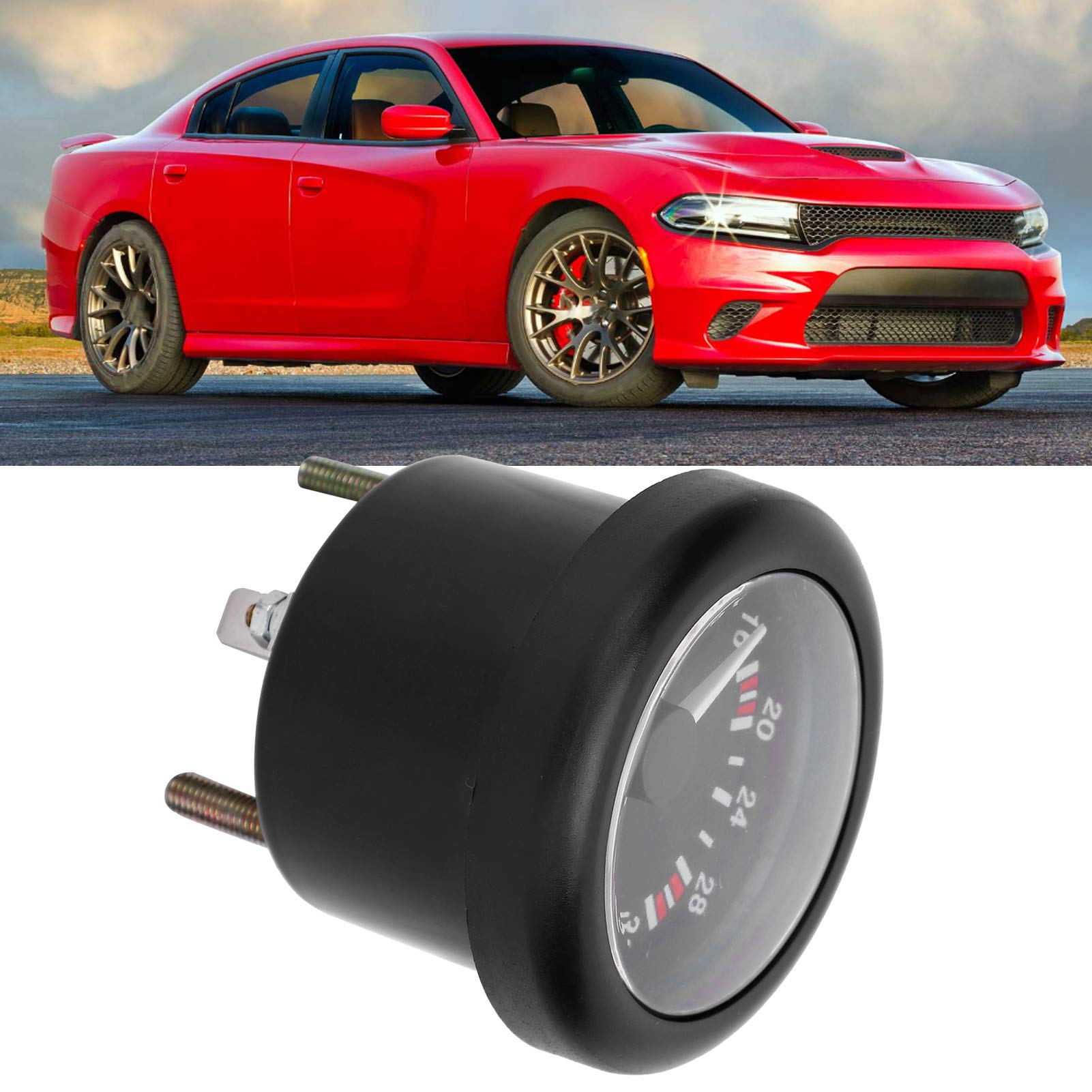 Compteur de panneau analogique, diamètre 52mm et voltmètre alimenté DC 24V pour la surveillance de la charge des Batteries de voiture