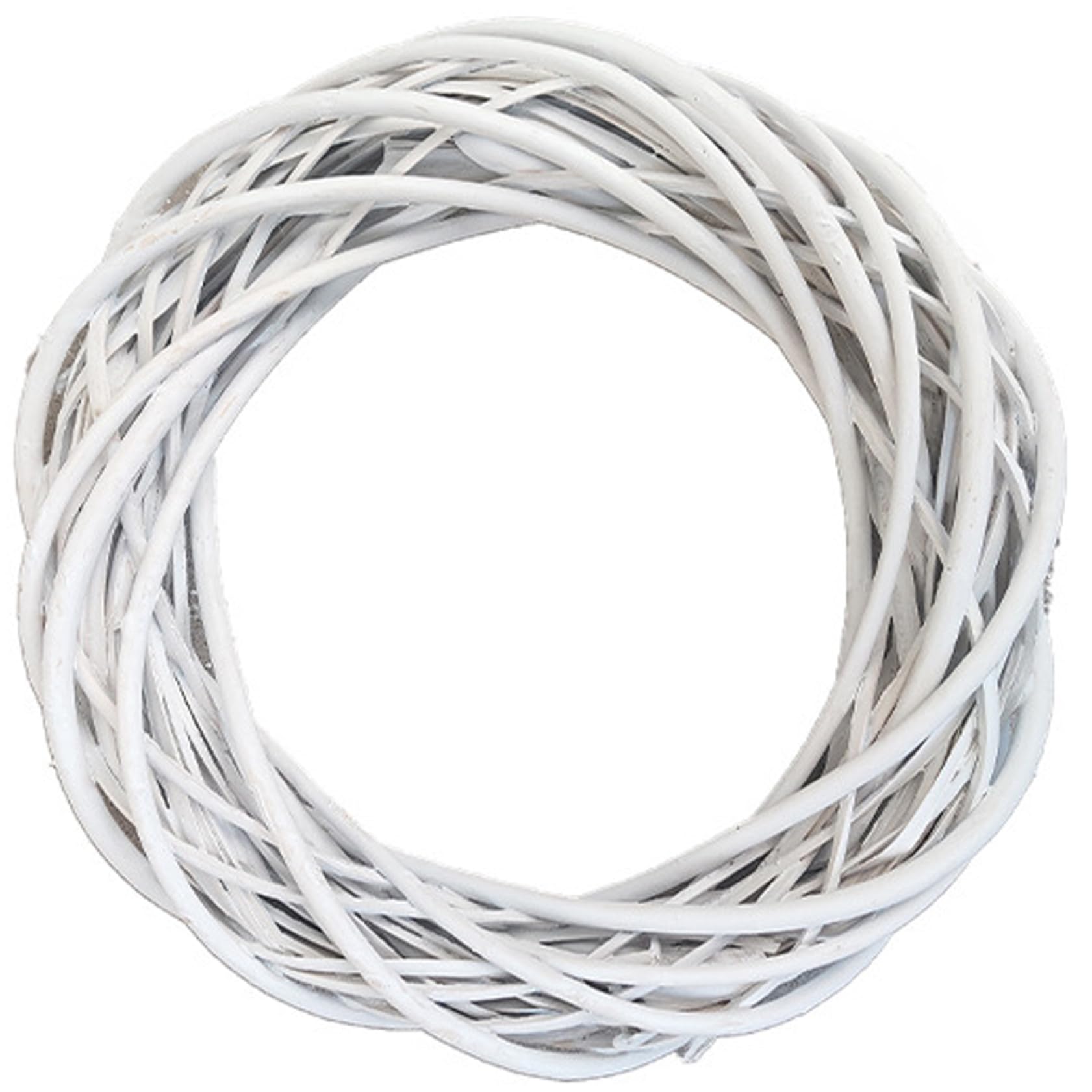 Couronne de vigne naturelle et osier pour une décoration intérieure élégante
