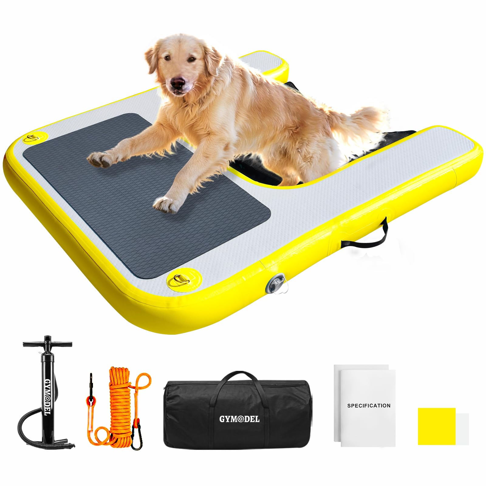 Gymodel Inflatable Dog Pool Ramp