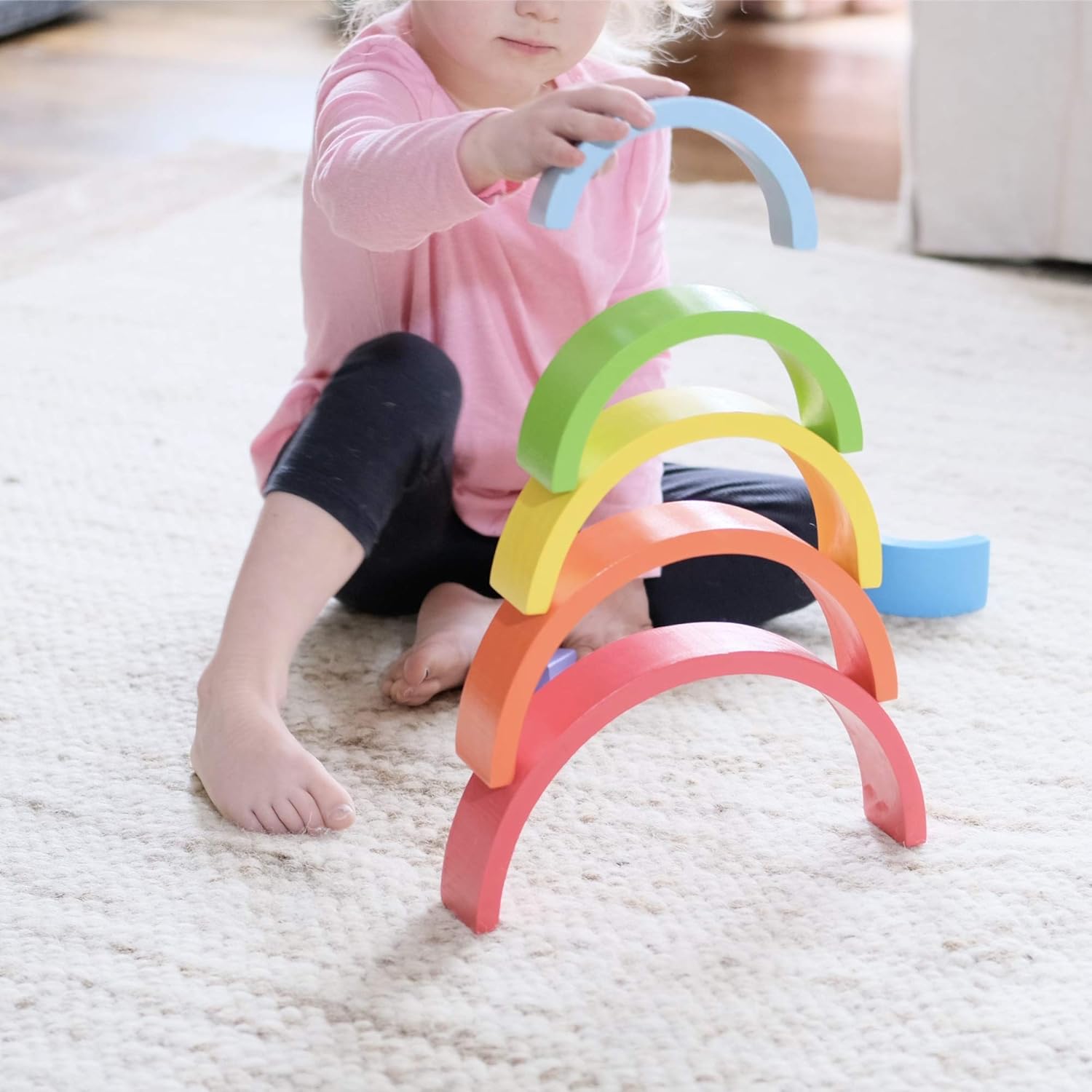 Fat Brain Toys FBT Rainbow Stacker image 4