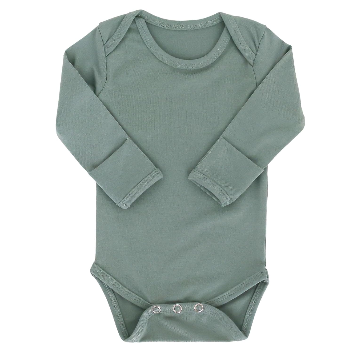 Copper Pearl Long Sleeve Bodysuit Baby: Ultra Soft Baby for Newborns, Boys, and Girls - Stylish, Comfortable, Overlap Shoulders, Premium Knit Fabric - 0-3 Months, Briar