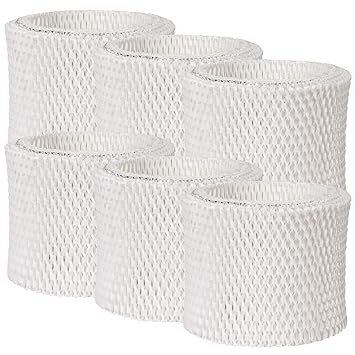 Future Way Humidifier Wicking Filter Compatible with Honeywell Kaz Vicks WF2, V3600, V3700, 6-Pack Humidifier Replacement Filters Set