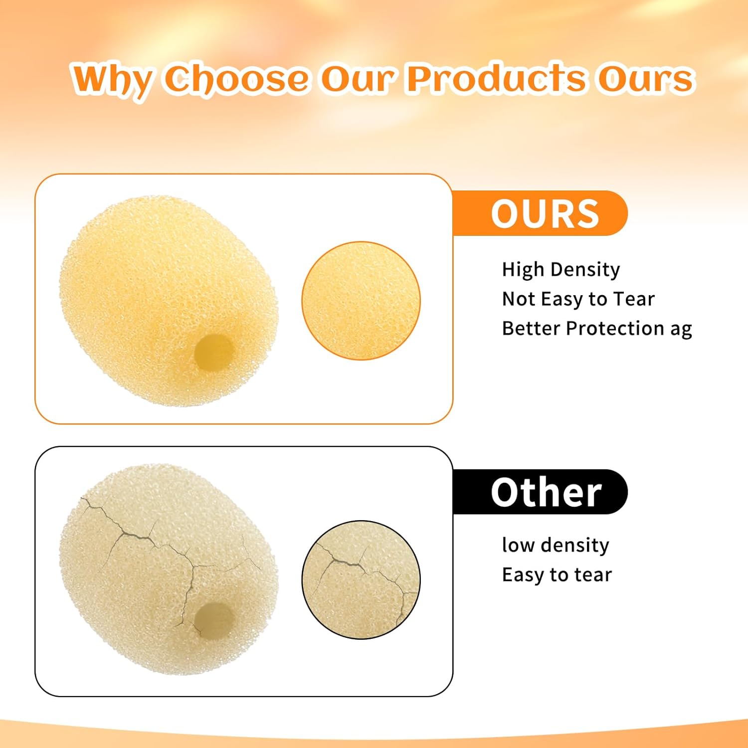 20個 2x15 mm ミニサイズ ヘッドセット ウィンドスクリーン マイク フォーム カバー マイク フォーム カバー ポップ フ