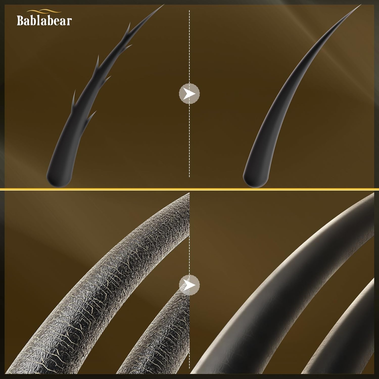 Bablabear Hair Mask for Damaged Hair,Hair Treatment for Color Treated Hair Deep Conditioner,Mascarilla Para El Cabello for Dry/Frizzy Hair.Moisturizer and Adds Shine.Hair Care for Curly Hair.500ml - Image 5