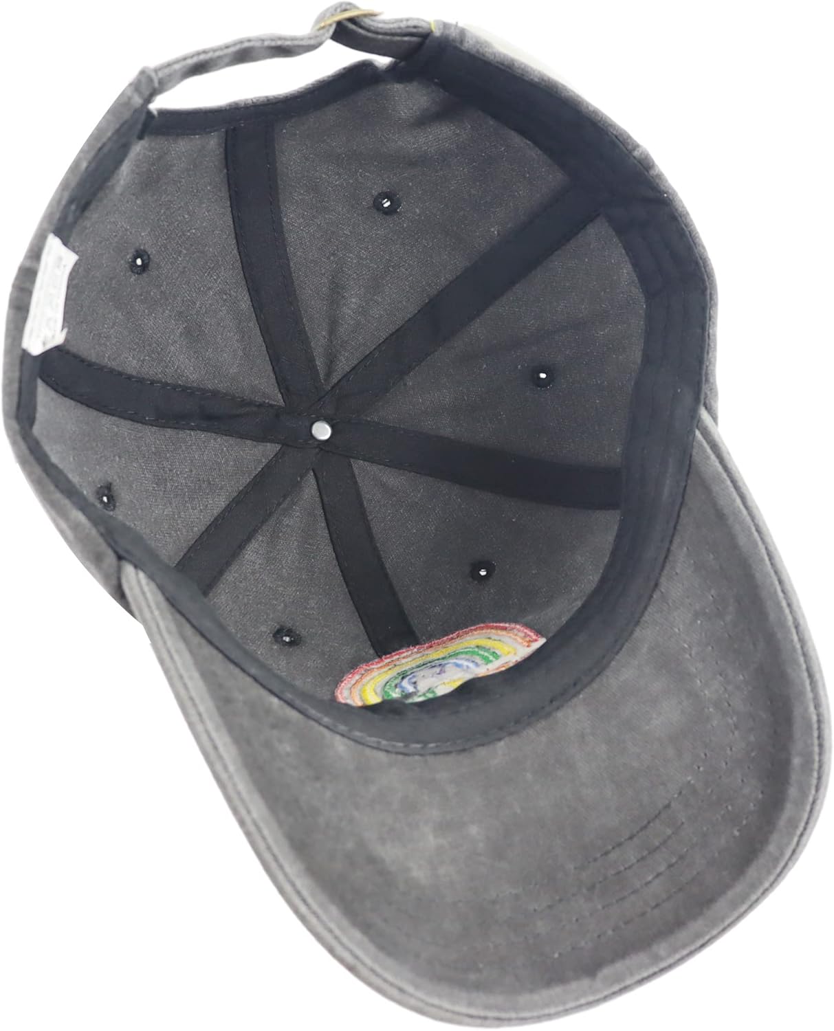 Pride Rainbow Hats for Men Women, Funny Adjustable Cotton Embroidered LGBTQ Gay Heart Baseball Cap - Image 7