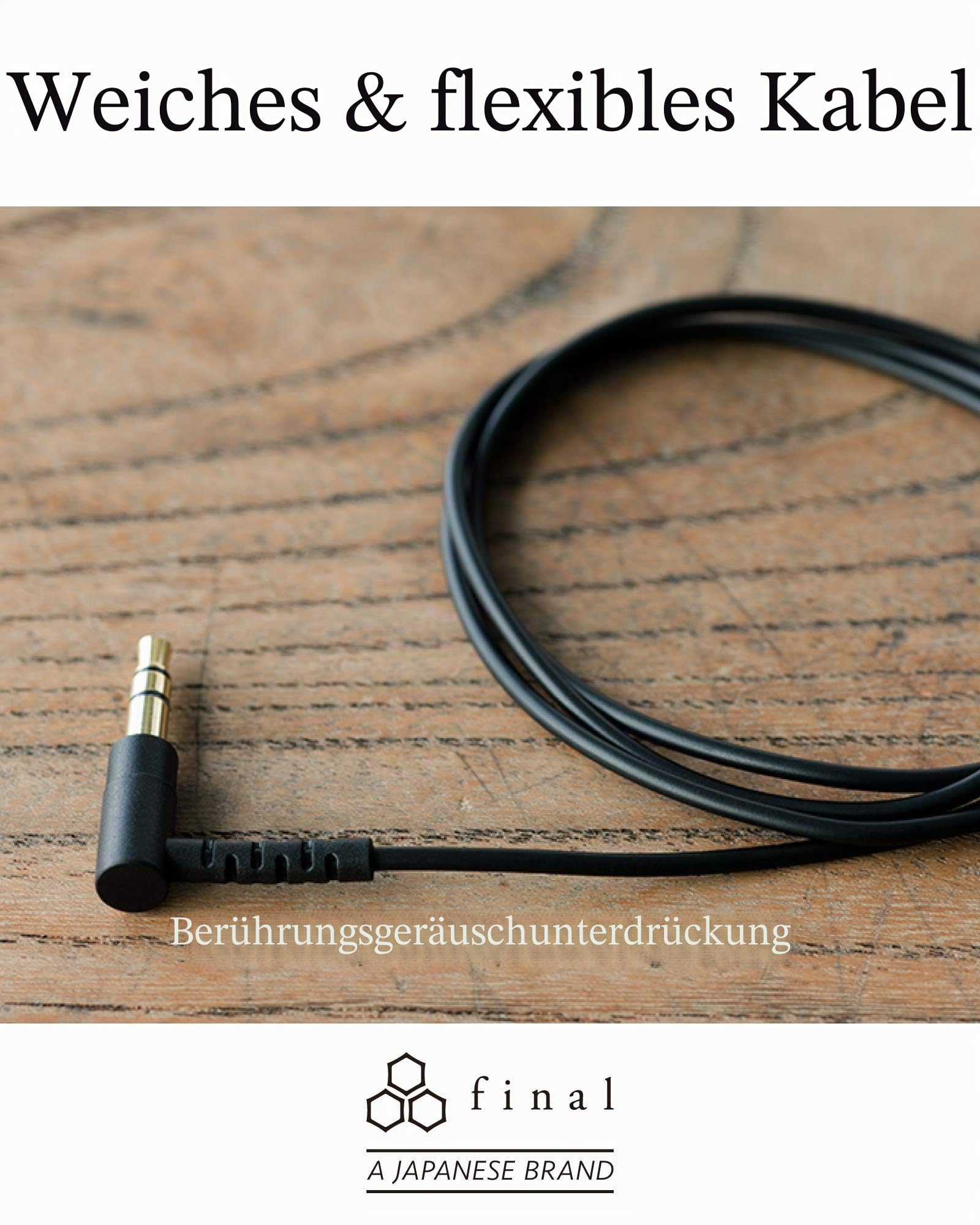 final E3000 Geräuschisolierender In-Ear Kopfhörer - Edelstahl, Silber