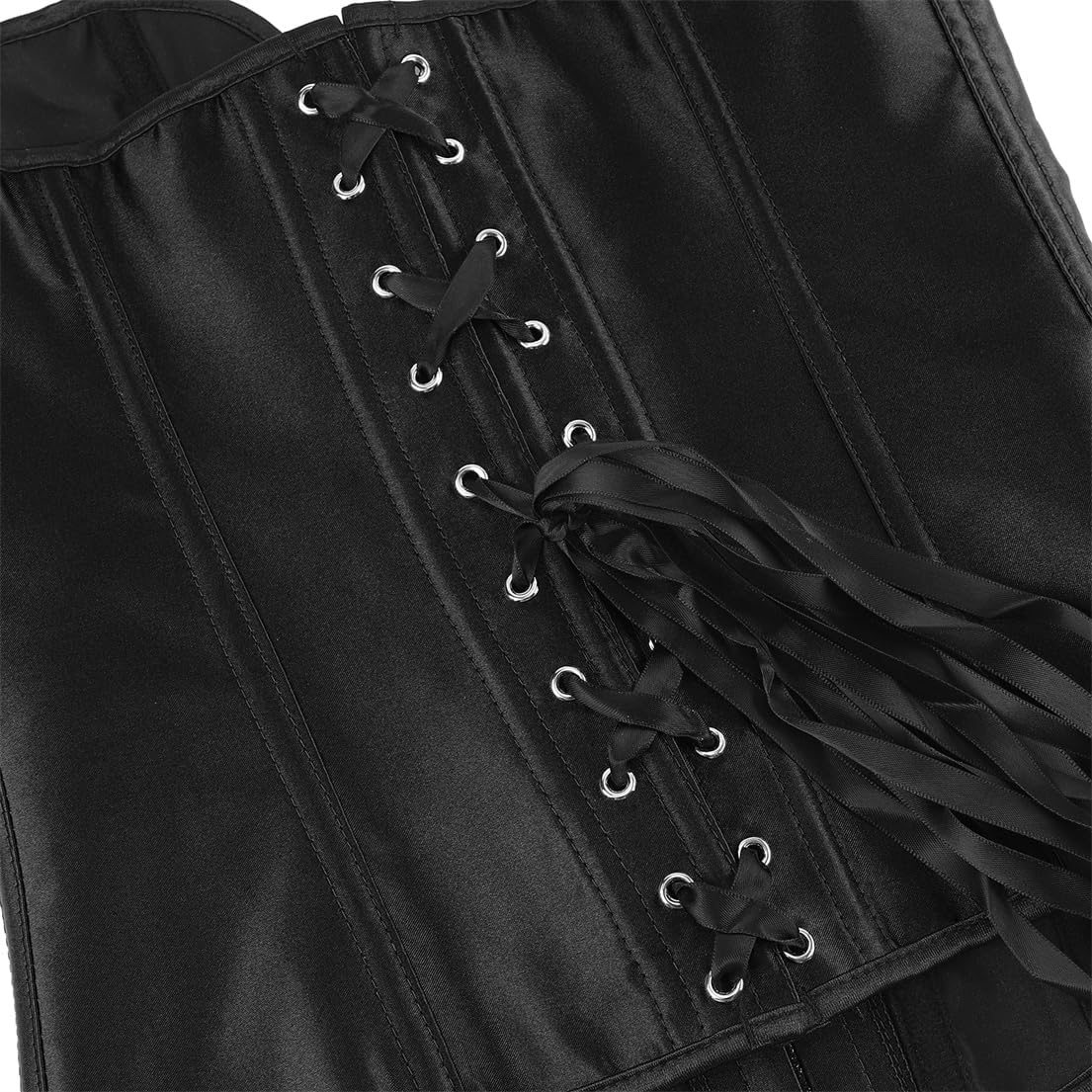 frawirshau Corset Dress Bustier Lingerie Corset Top and Steampunk Skirt Burlesque Costumes for Women Halloween Costume - Image 6