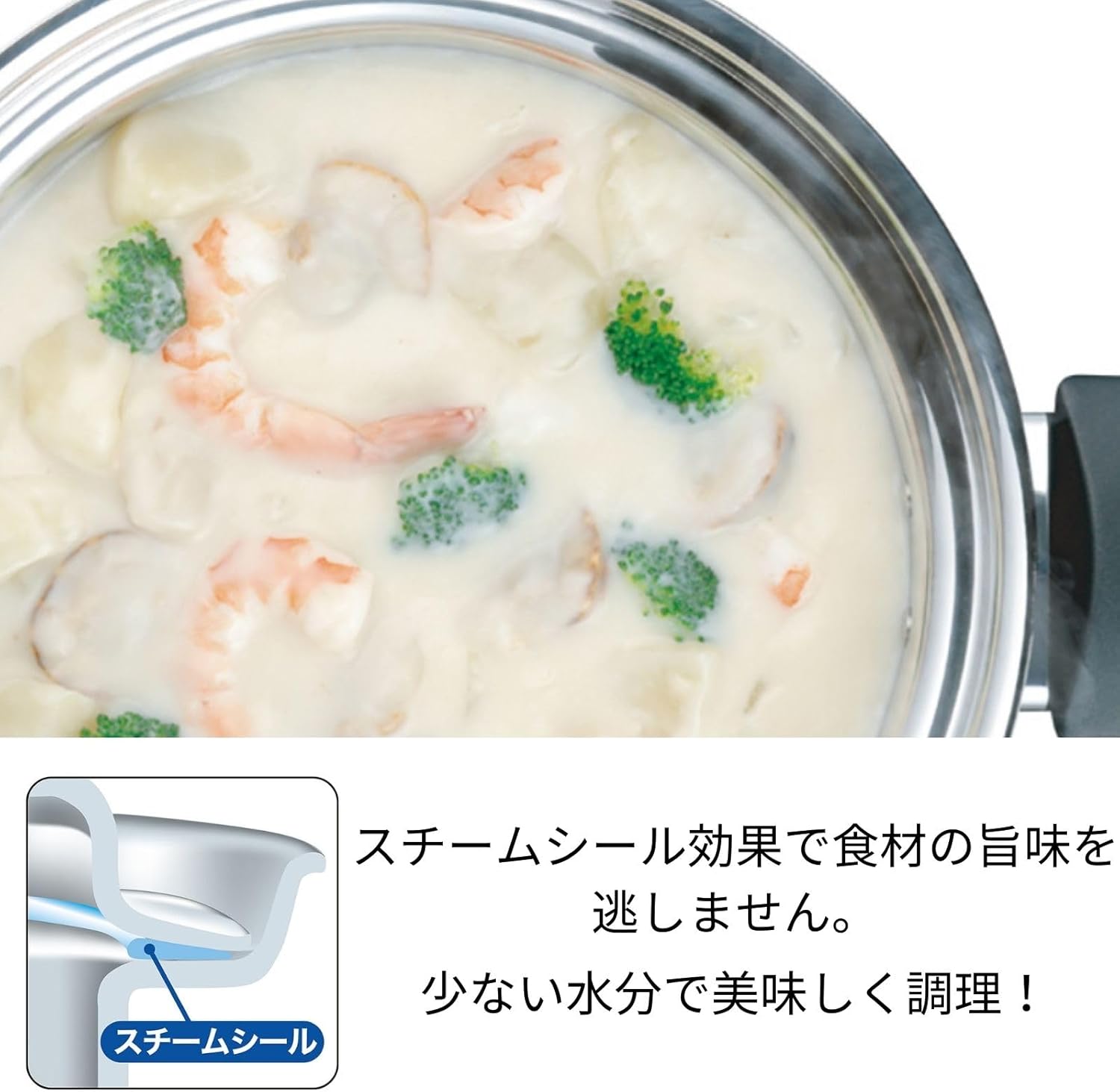 Urushiyama Metal Industries CQC-18S Single Handled Saucepan, 7.1 inches (18 cm), Induction Compatible, 5 Layers Construction, Made in Japan