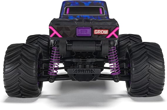 ARRMA 1/16 Quake GROM 4X4 RTR Brushed Monster Truck, Purple | RC Truck, Battery & Charger Included, ARA2137T3