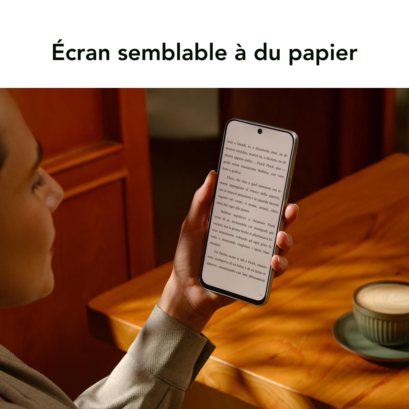 TCL Smartphone Android NXTPAPER 60 Ultra 5G, écran FHD+ 7,2 Pouces, 12 Go de RAM + 512 Go de ROM, téléphone respectueux des Yeux, Couleur Blanc Lunaire,avec Coque à Rabat et Stylet.