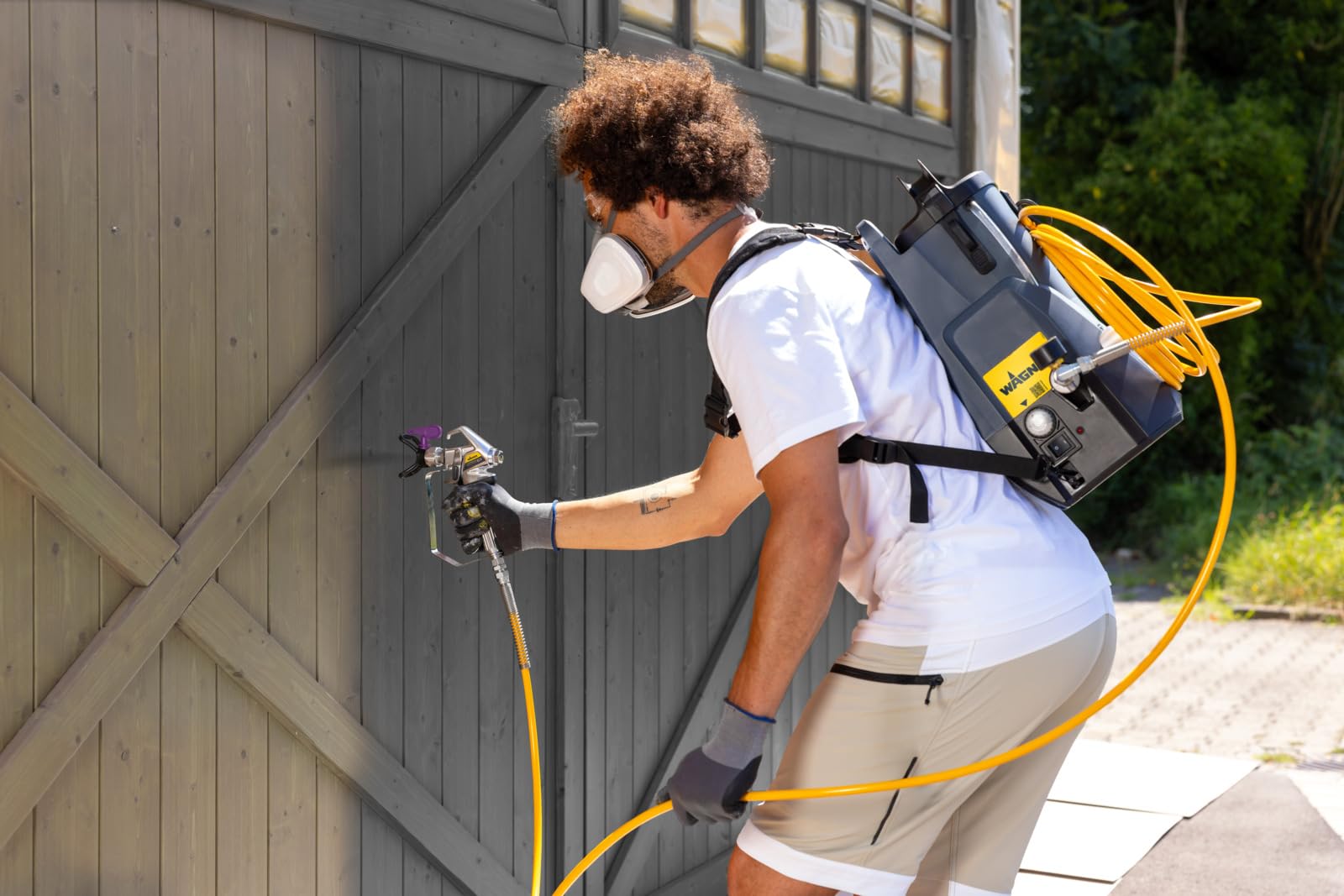 WAGNER Spruzzatore airless ricaricabile SprayPack 18V, lo spruzzatore airless senza fili per finiture perfette *batteria e caricabatterie inclusi*