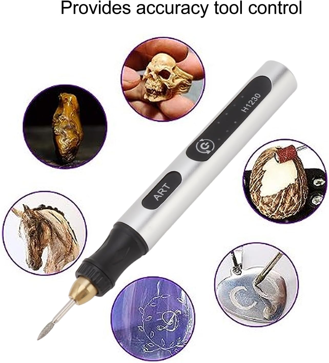 ciciglow Mini Cordless Rotary Tool demonstrating versatility