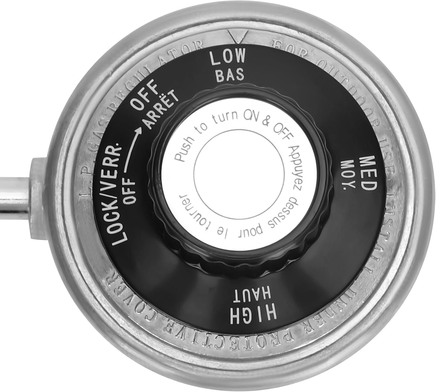 9924-5251 Propane Pressure Regulator, Compatible with Coleman 9924 Series Grill, Perfectly Replacement 9924, 9924-700, 9924-A00, 9924-A50, 2000000851, 2000000958 Etc