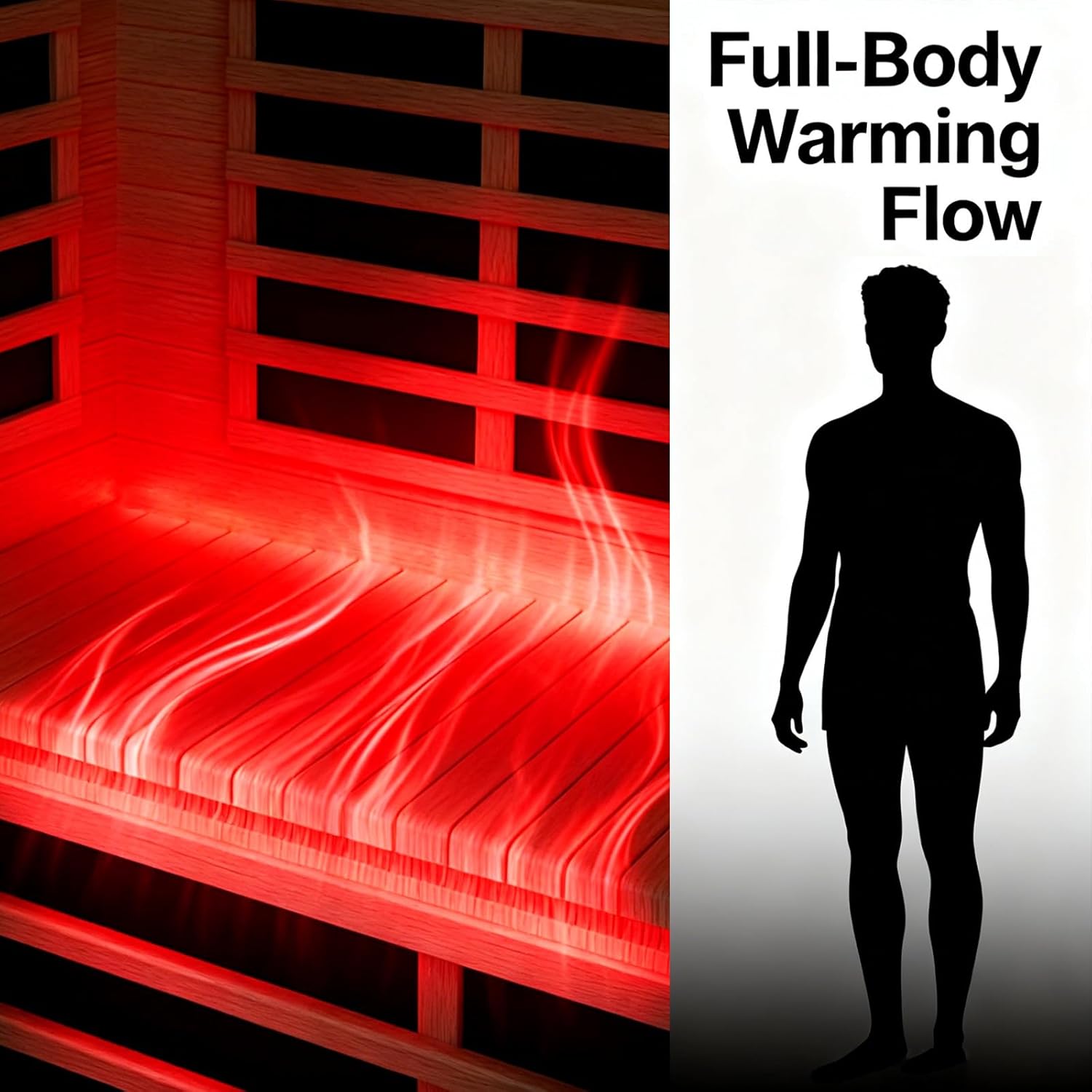 2 Person Far Infrared Sauna Hemlock Wood Indoor Dry Sauna, Low EMF 1600W Fast Heating Home Sauna with Chromotherapy Bluetooth Speaker for Home Spa, Relaxation & Recovery