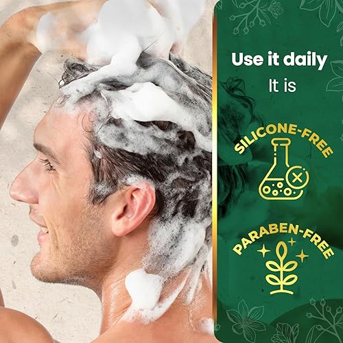 Miniatura 6 de Tio Nacho Champú de hierbas mexicanas, fortalecedor, anti pérdida de cabello y antiroturas con jalea real, ginseng y jojoba, sin parabenos ni