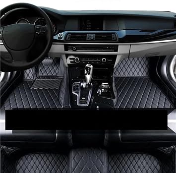 Luggage Mat For Toyota For Land For Cruiser For Prado 2003 2004 2005 2006 2007 2008 2009 5 Seat Car Floor Mat Waterproof Carpet Floor LiningLHD Black Black