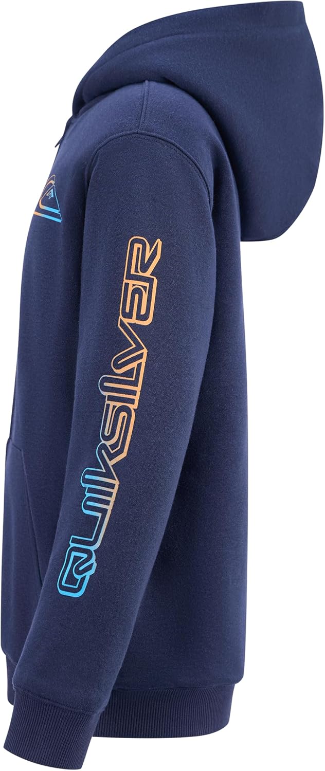 Quiksilver boys Full-zip Sherpa Lined Fleece Hoodie Sweatshirt - Image 2