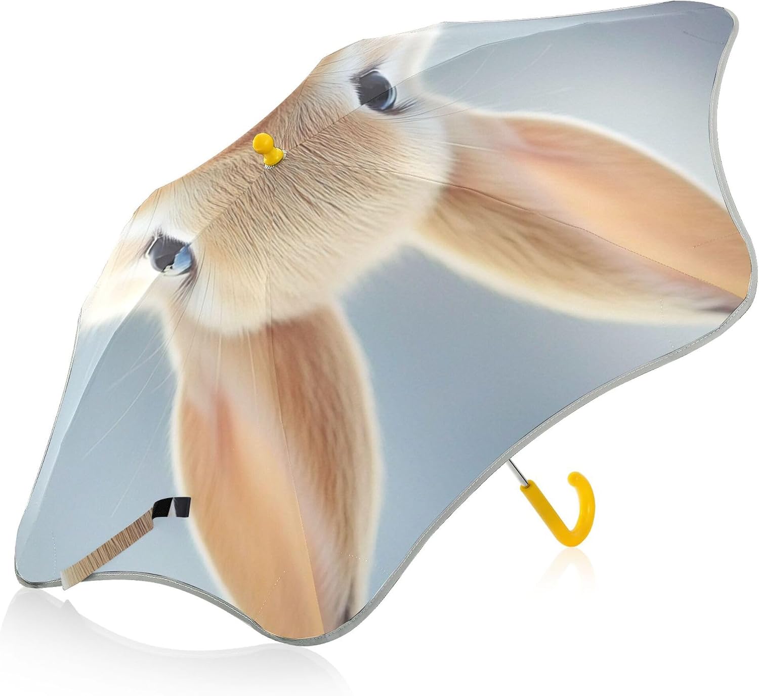 ALAZA Cute Bunny Rabbit Kids Umbrella for Girls Boys Toddler Children Rain & Sun Umbrella
