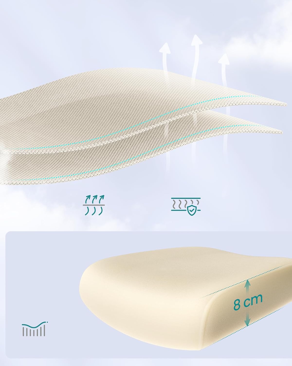 Headrest height and tilt adjustment