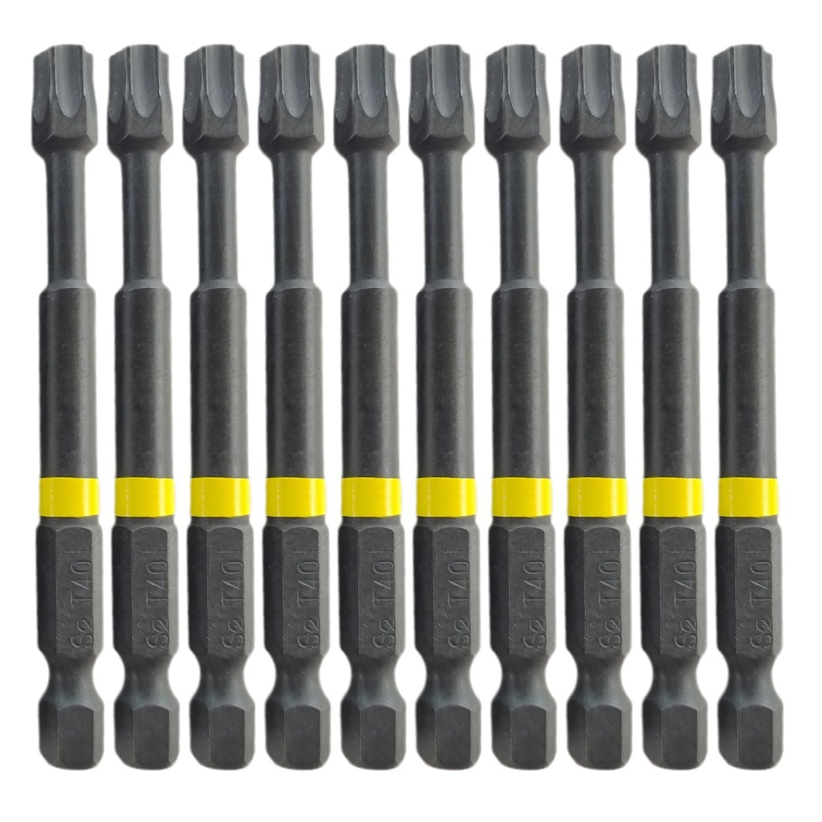 10Pcs High Torques Star Bit Screwdriver Bit, Suitable for DIYer Projects and Professional Use with Various Size Screwdriver