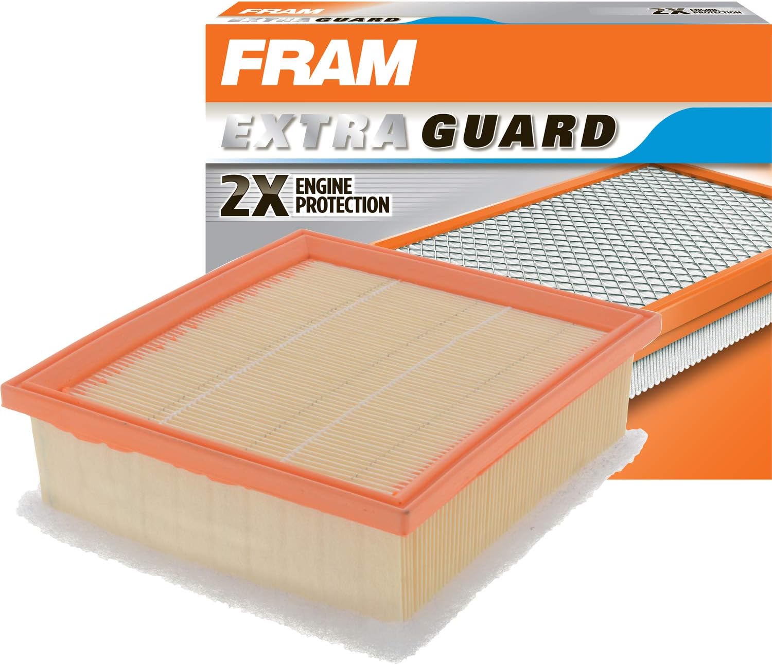 FRAM Extra Guard Engine Air Filter Replacement, Easy Install w/Advanced Engine Protection and Optimal Performance, CA12066 for Select Fiat and Jeep Vehicles