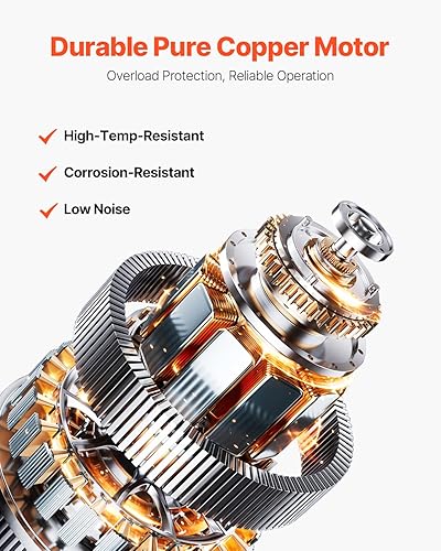 Miniatura 6 de VEVOR Bomba de filtro de arena para piscina sobre el suelo, 12 pulgadas, 2650 GPH, sistema de bomba de filtro de arena para piscina de 13 HP,