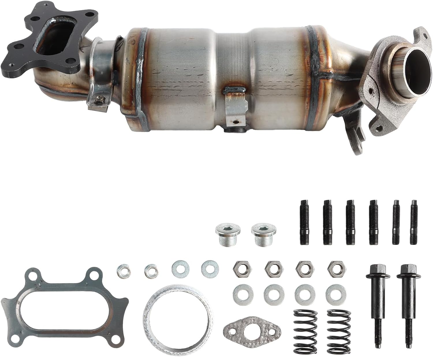 16641 Front Catalytic Converter Kit Direct-Fit Compatible with Honda Civic 2006 2007 2008 2009 2010 2011, L4 1.8L, 674-986 (EPA Compliant)