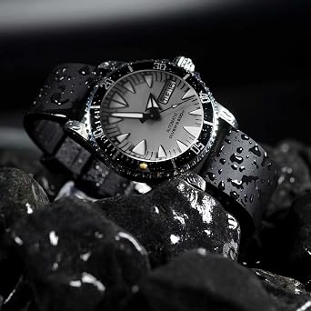 ANNEFIT Premium Silicone Watch Band, Fluororubber Strap 18mm 19mm 20mm 21mm 22mm 23mm 24mm with Quick Release