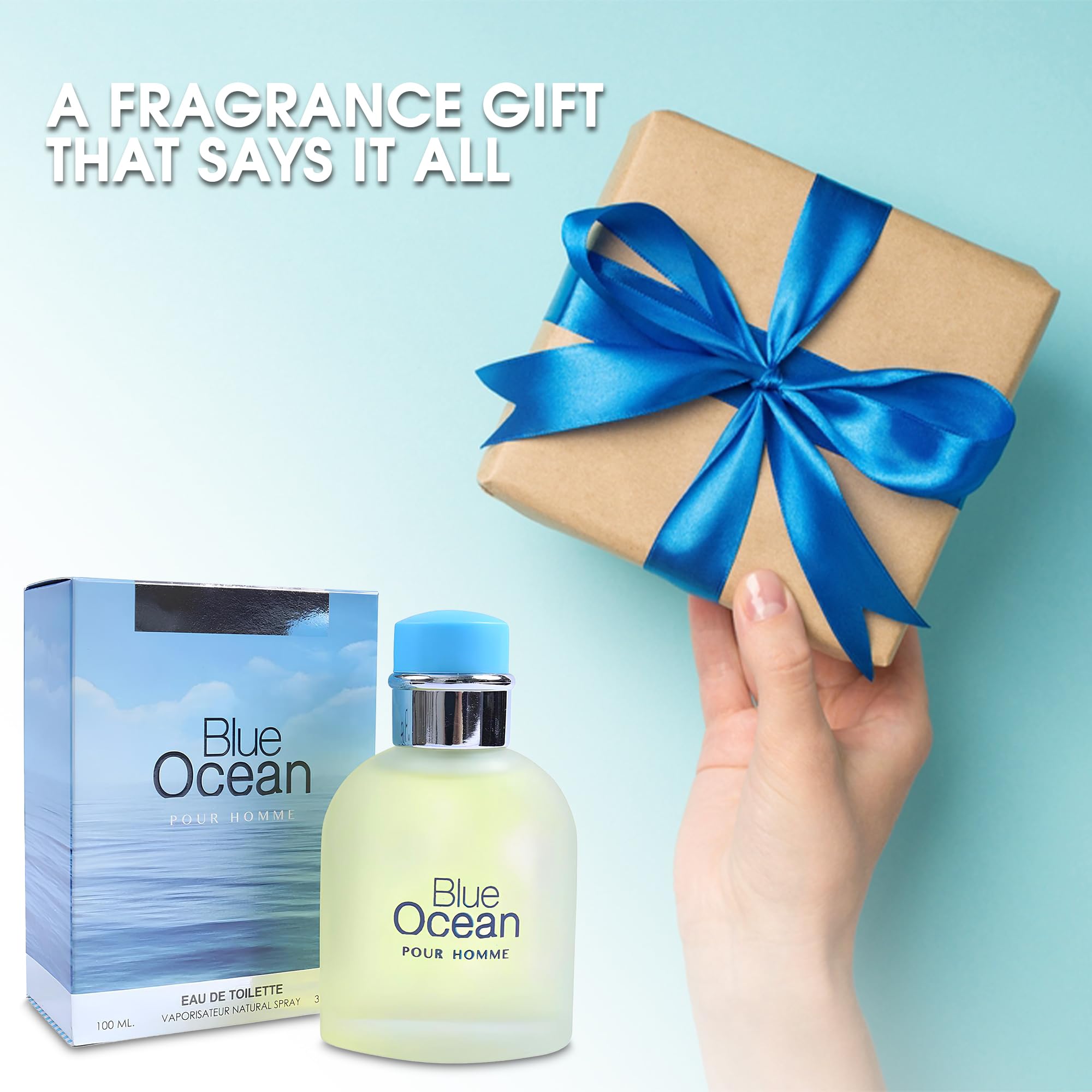 Amazon.com : AFLUXE Blue Ocean Sensual Woody Fragrance for Men