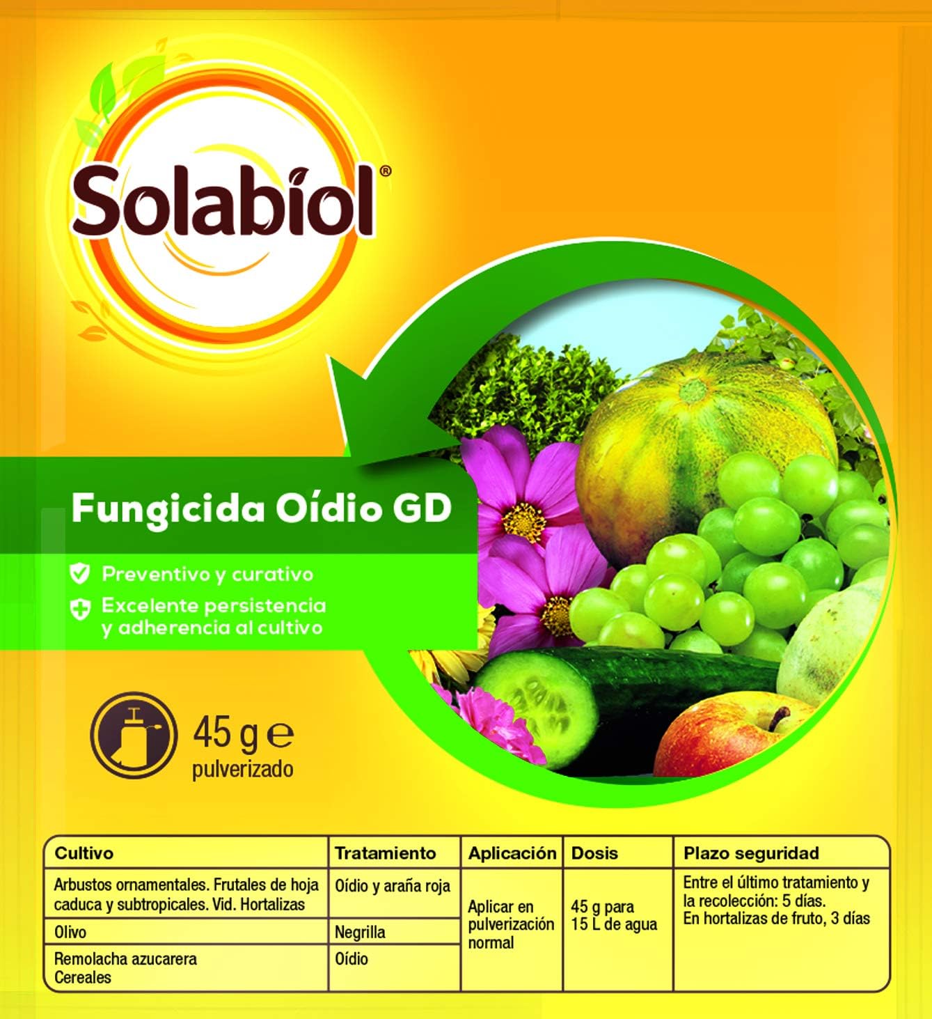 Bayer elosal GD Orchard 45 gr fungicida-acaricida E20