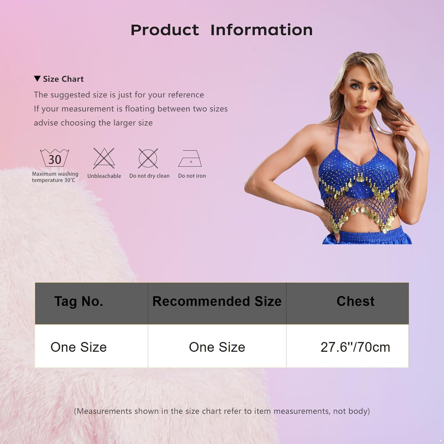 Women's Belly Dancing Bra Top Beaded Tassel Sequin Mesh Plastic Beads Costumes Dancewear