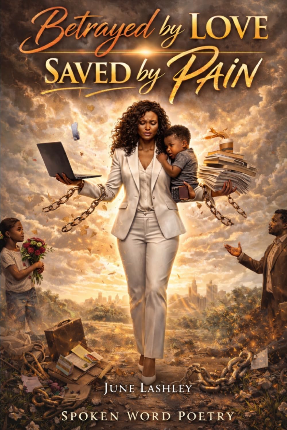 Betrayed by love saved by pain: Spoken pieces of poetry based on real life experiences.