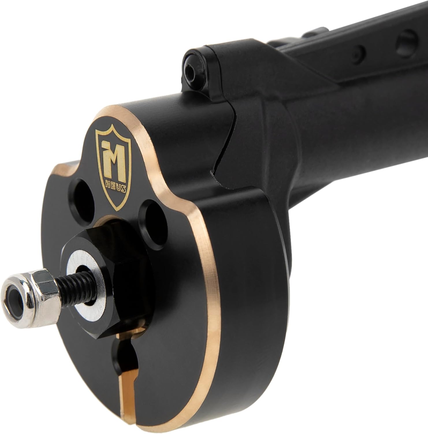 MEUS RACING 77g Brass Rear Portal Covers Weights for MEUS 1/10 Nylon Portal Axle