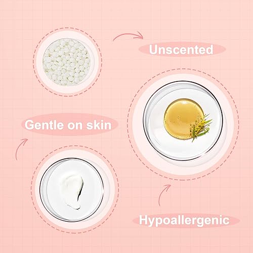 Miniatura 2 de GIRLEARLE Cuentas de cera de 1 libra para depilación  Recambio de perlas de cera dura sin perfume para depilación profesional de cuerpo completo,