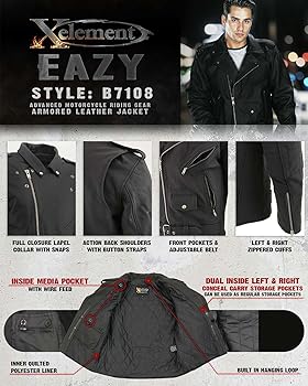 Amazon.com: Xelement 'Eazy' Armored Buffalo Leather